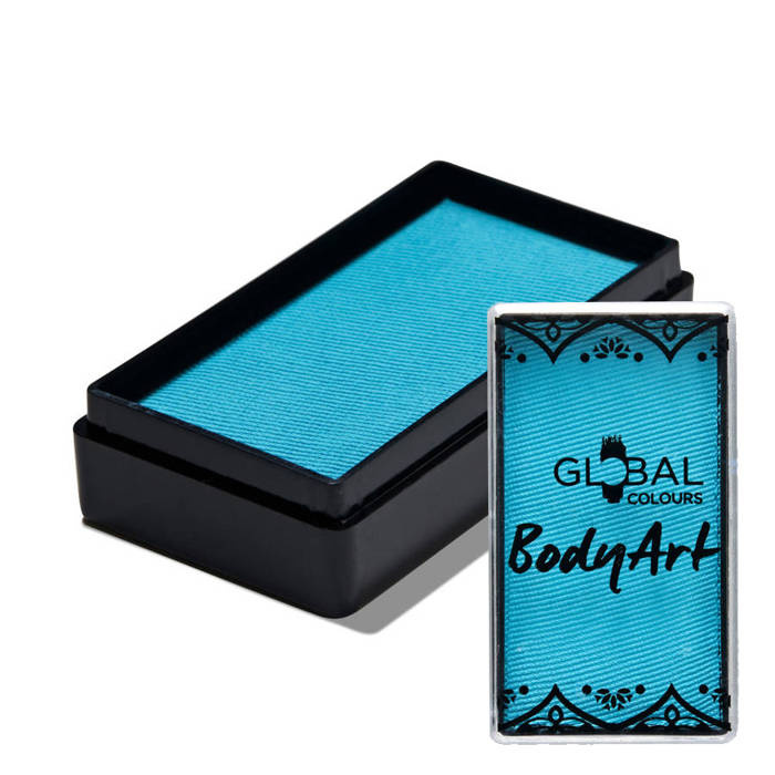 Global Colours farba do twarzy i ciała prostokątna 20g Baby Blue