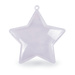 Bombka plastikowa akrylowa przezroczysta Gwiazdka 8 cm