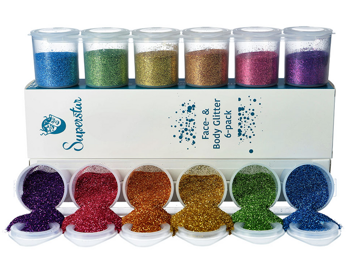 Brokat sypki profesjonalny FESTIVAL Superstar 6x15ml