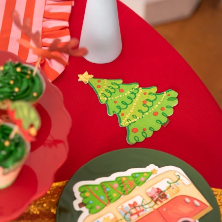 Serwetki papierowe świąteczne Choinka zielona 10 szt.