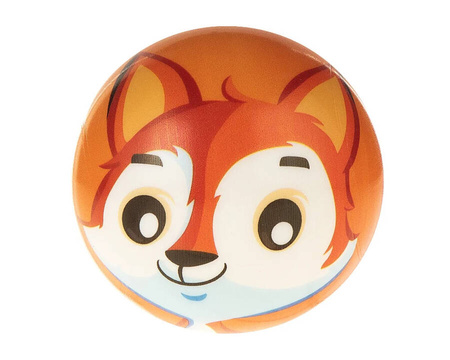 Piłka zmyłka Leśna zabawa wzór LISEK 10 cm