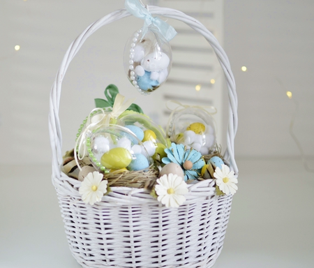 Jajko akrylowe Wielkanocne 6,5 cm 1 szt.