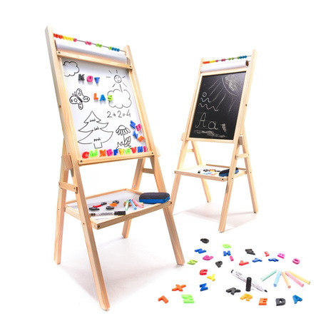 Tablica magnetyczna kredowa + papier liczydło 90cm
