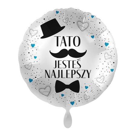 TATO jesteś najlepszy balon foliowy okrągły (Dzień Ojca)
