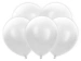 Balony świecące LED zestaw BIAŁE mix 30 cm 5 szt.