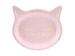 Talerzyki papierowe Kotek różowy z uszami 6 szt.