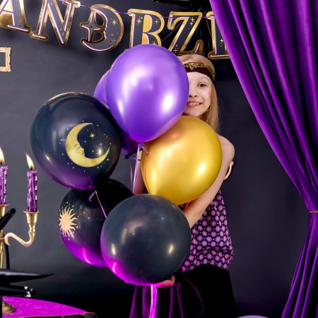 Balony gumowe Andrzejki Wróżki Magia 6 szt.