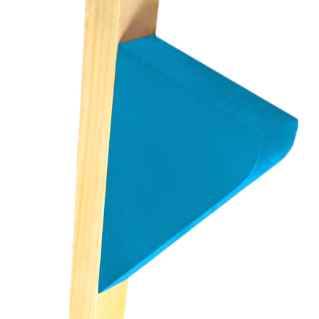 Szczudła drewniane cyrkowe małe NIEBIESKIE 140 cm dla dzieci