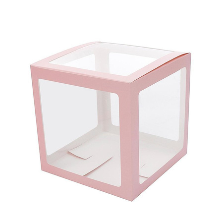 Zestaw pudełek 30 cm na balony BOX DEKORACYJNY litery LOVE 4 szt.