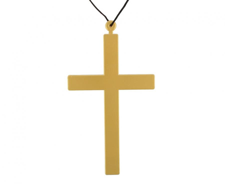 Krzyż Mnicha Księdza na szyję 22 cm