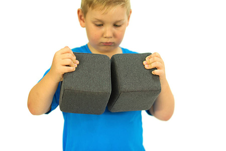 KLOCKI MAGNETYCZNE JollyHeap 100 szt. - basic (kolory do wyboru)