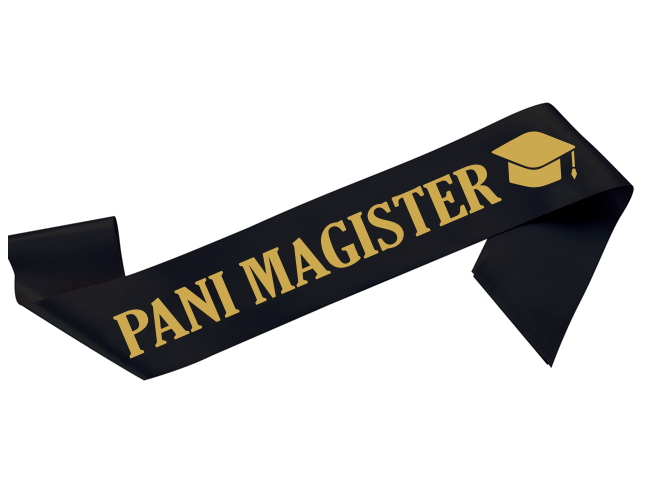 Szarfa satynowa PANI MAGISTER