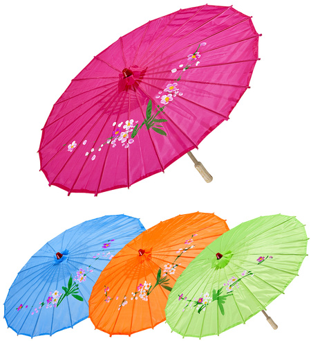 Parasol orientalny Japonia średnica 76 cm - 4 kolory do wyboru