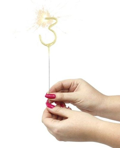 Zimne ognie złota cyfra 3