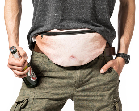 Saszetka brzuch piwny