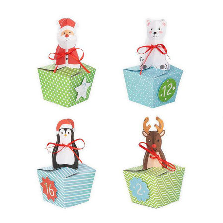 Kalendarz Adwentowy Figurki 24 szt. DIY