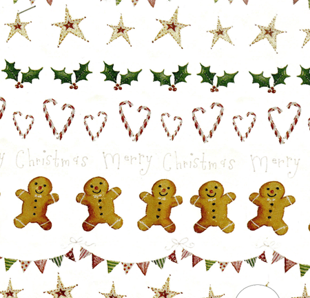 Papier ozdobny do pakowania prezentów Świąteczny Boże Narodzenie mix 200x70 cm (dziecięce)