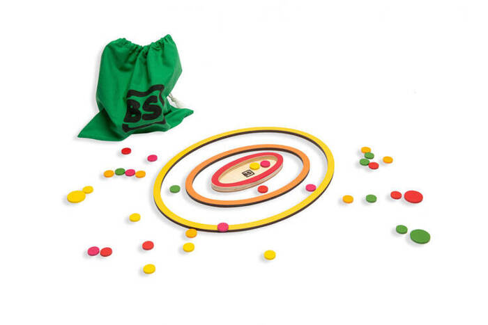 Gra zręcznościowa PCHEŁKI drewniana XL