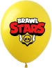 Brawl Stars balony gumowe z nadrukiem 12 cali 7 szt. mix kolorów
