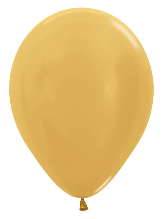 Balony Sempertex Metallic Gold 5 cali 50 szt.