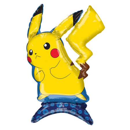 Pokemon Pikachu stojący balon foliowy 45x60 cm