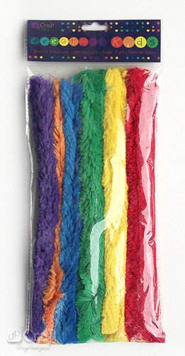 Druciki kreatywne SUPER PUSZYSTE 30 cm 10szt