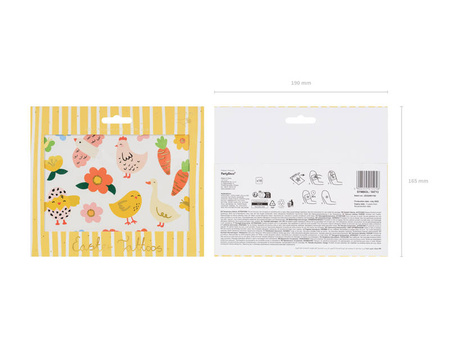 Tatuaże zmywalne wieś farma WIELKANOC mix 20 szt.