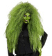 Peruka Wiedźma Czarownica zielona długa Halloween