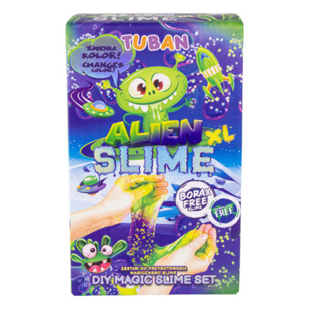 Zestaw Slime DIY ALIEN SLIME XL fioletowy zmieniający kolor