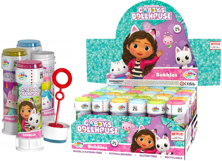 Małe bańki mydlane 60 ml Koci Domek Gabi