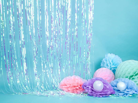 Kurtyna Party wisząca 90 x 250 cm opalizująca