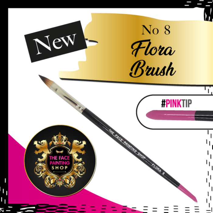Pędzel do kwiatów Flora 8 - The Face Painting Shop
