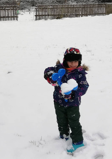 ŚNIEŻKOMAT snowball do robienia kulek śnieżnych podwójny