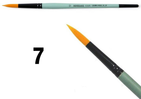 Renesans pędzel syntetyczny Okrągły 1006R rozm. 7