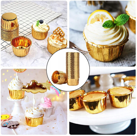 Papilotki kubeczki do babeczek muffinek 10 szt. (foremki)