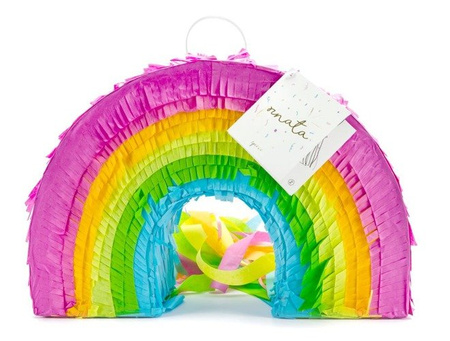 PINIATA tęcza otwierana 24,5x34x9 cm