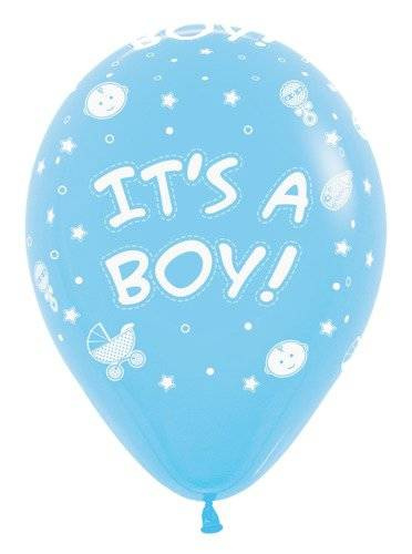 Balony Sempertex It's a Boy 12'' Pastel 12 szt