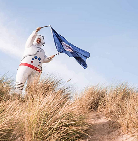 Strój kostium DMUCHANY dla dorosłych - astronauta