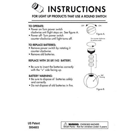Piłka LED 70mm Tęczowa Fade 150g - OUTLET - przybrudzona