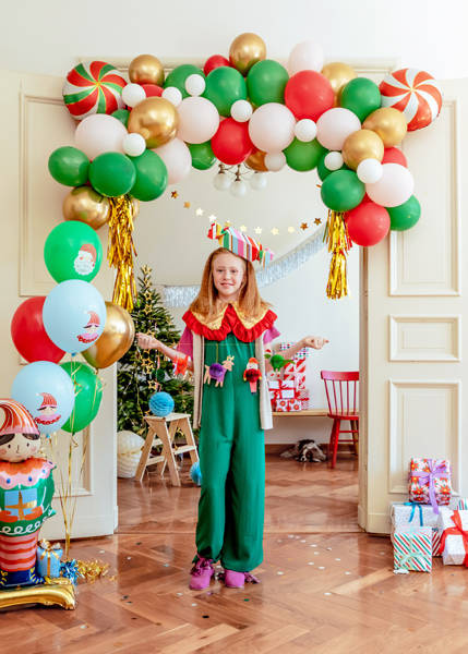 Balon gumowy świąteczny Candy Land 12 cali 1 szt. mix