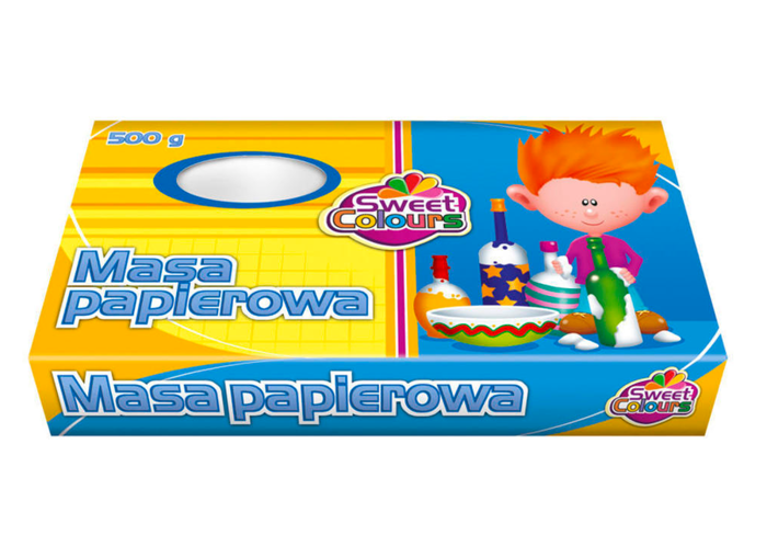 Masa papierowa 420g BIAŁA OTOCKI