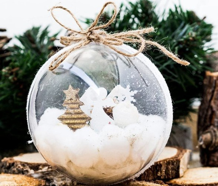 Kula plastikowa akrylowa bombka 6cm