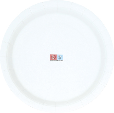 Talerzyki papierowe Dynia pomarańczowe HALLOWEEN 23 cm 6 szt.