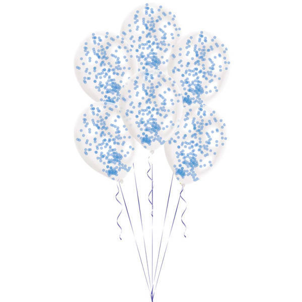 Balony Wybuchowe Konfetti 11 cali 6 szt