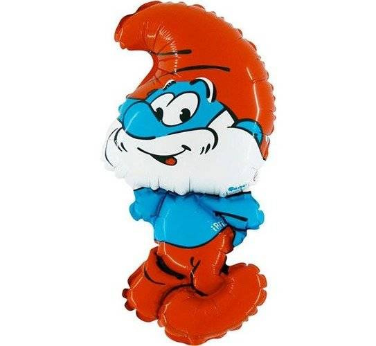 Smerfy Papa Smerf balon foliowy 14''
