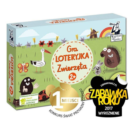 ZWIERZĘTA 2+ GRA LOTERYJKA KAPITAN NAUKA