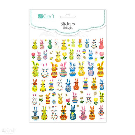 Naklejki ZAJĄCZKI 71 szt