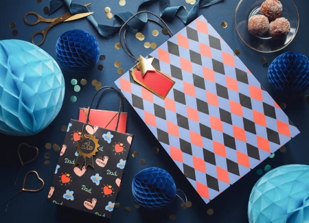 Torebka prezentowa papierowa Dad nr 1, dla Taty 8x14x18 cm 1 szt.