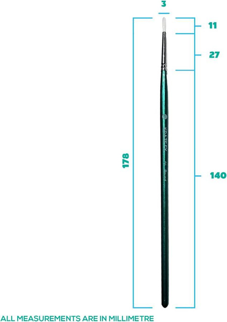 Pędzel do malowania twarzy i ciała KrazeFX - Round 2
