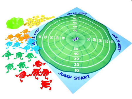 Rodzinna gra zręcznościowa żabki pchełki